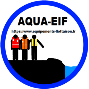 AQUA-EIF©: Port et entretient des EPI contre le risque de noyade.