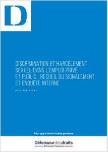 Discrimination harcèlement sexuel