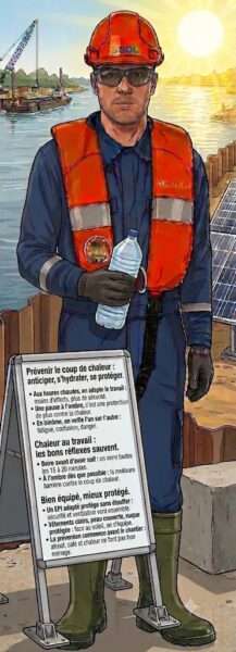 prevention coup de chaleur travail qhse