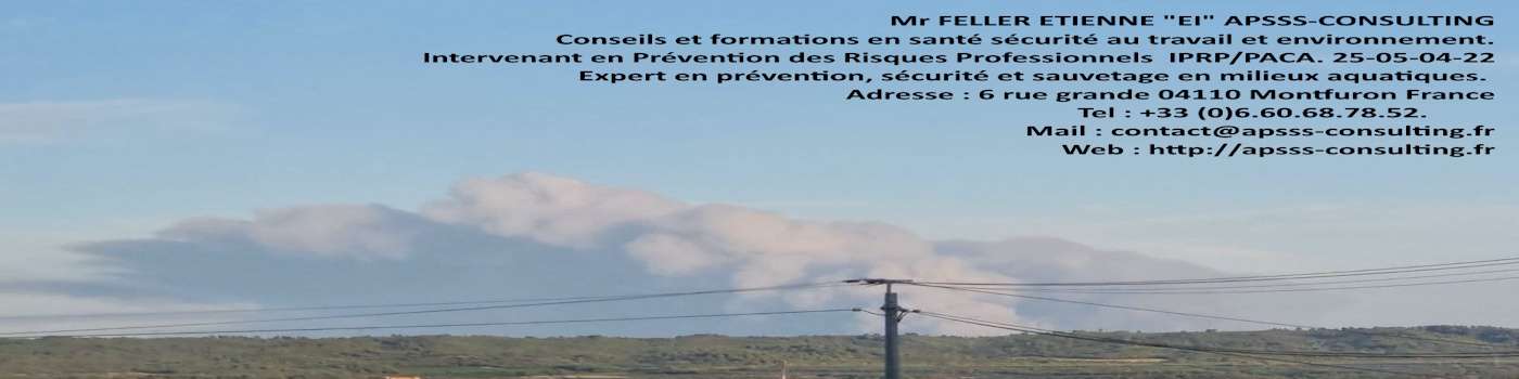 IPRP & formations en santé, sécurité au travail et environnement. 1 feu de forêt de Pontevès 83670 (Var)